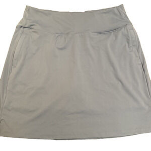 New With Tag G Gradual Golf Skorts Women with 5 Pockets XL Light Blue/Gray
